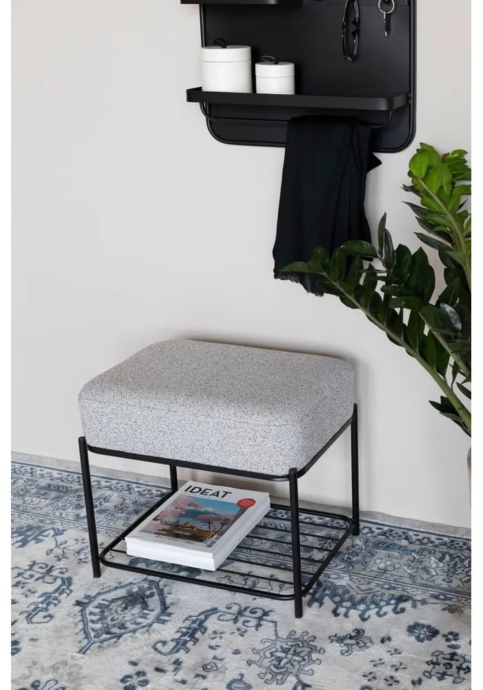 Poggiapiedi grigio chiaro Milou – White Label