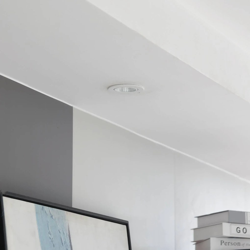 Arcchio LED downlight Zarik, bianco, 3.000K