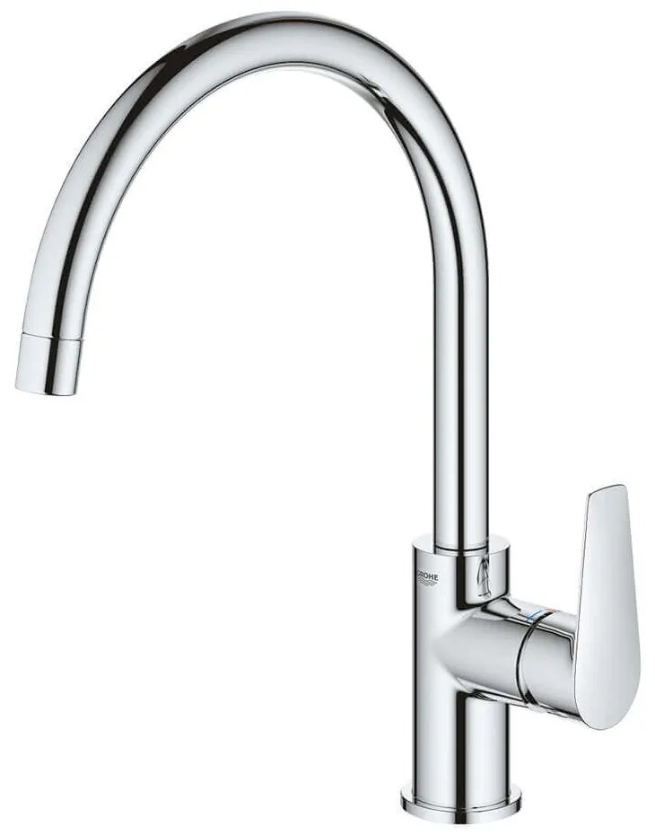 Grohe Bauedge miscelatore monocomando lavello per cucina bocca alta girevole 31367001