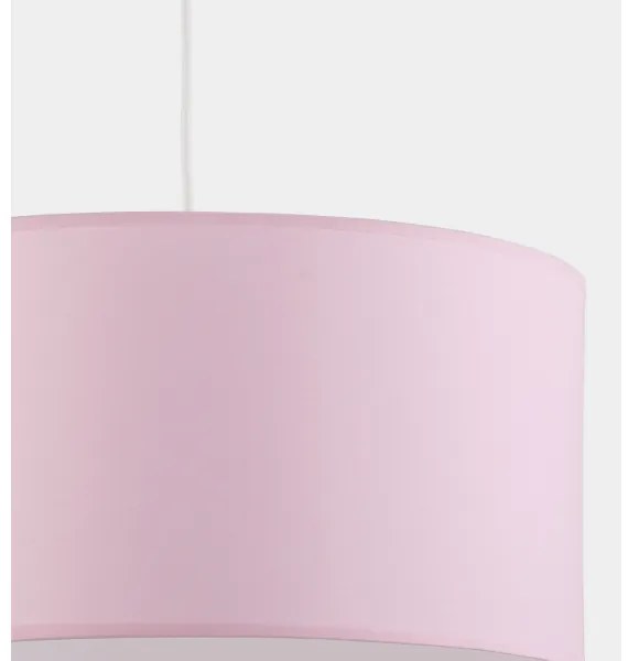Lampadario a sospensione con filo RONDO KIDS 1xE27/15W/230V rosa