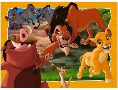 Puzzle Ravensburger lion king 200 Pezzi (1 Unità)