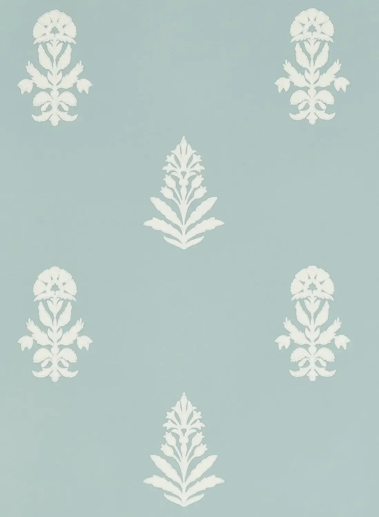 Sanderson Carta da parati Dabu - Porcelain