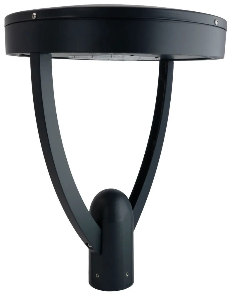 Lampione Stradale 40W 120lm/W Iron Black - Lumileds Colore Bianco Naturale 4.000K