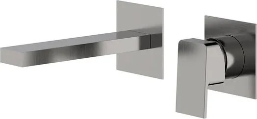 Rubinetto per lavabo ad incasso Axum nichel spazzolato satinato OTTONE MELODA