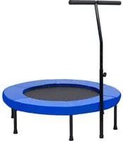 Trampolino da Fitness con Manico e Tappetino di Sicurezza 102cm 92487