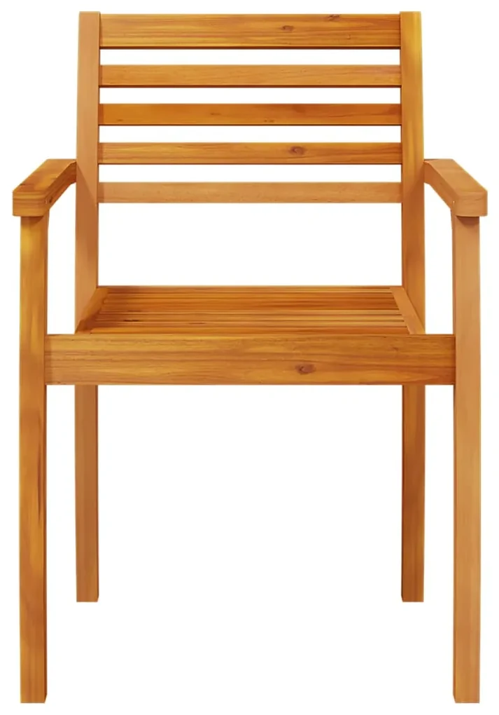 Sedie da giardino 6 pz 59x55x85 cm legno massello di acacia