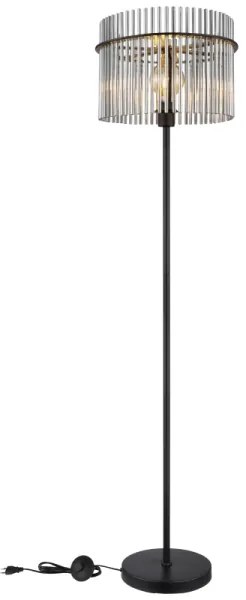 Globo 15698S - Lampada con piedistallo GORLEY 1xE27/60W/230V nero