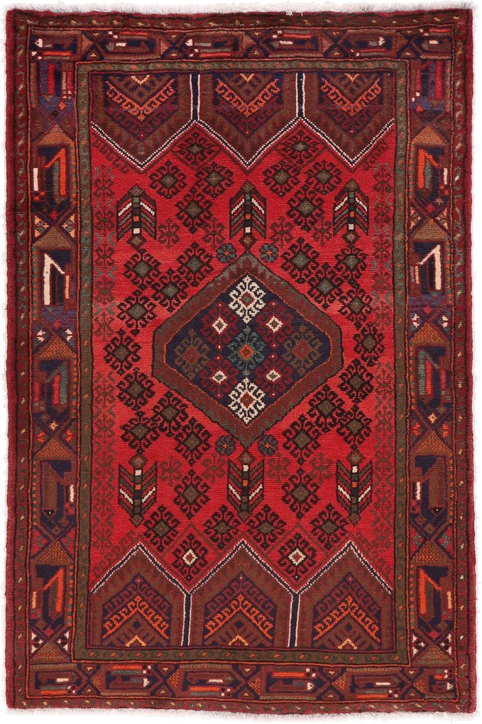 Hamedan Tappeto persiano 190 x 130 (Iran) Annodato A Mano