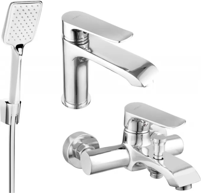 Mexen Pecos R62 set da bagno, cromo - 72703R62-00