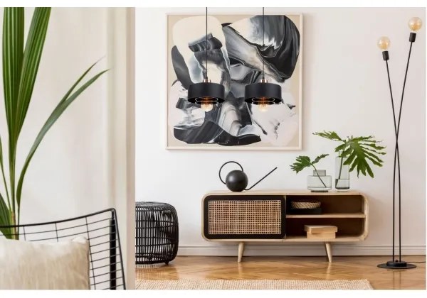 Lampadario a sospensione con filo VEST 2xE27/60W/230V