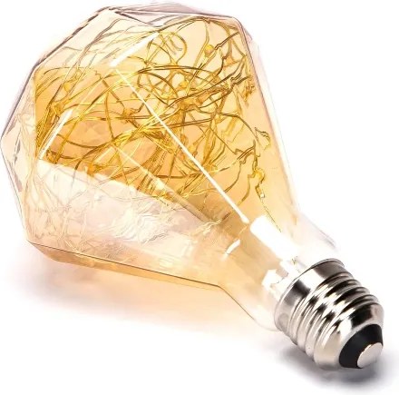 Lampadina LED decorativa D95 E27/1,2W/230V 2500K - Aigostar