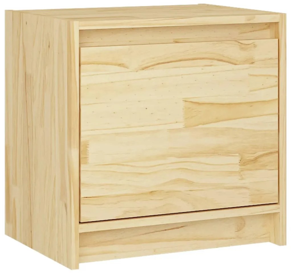 Comodini 2 pz 40x30,5x40 cm in legno massello di pino