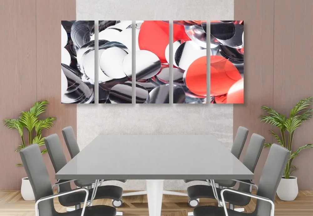 Quadri 5 pezzi – Coriandoli allegri