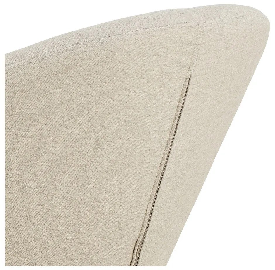 Poltrona beige girevole Center – Actona