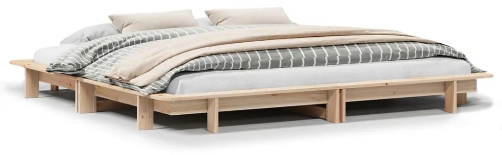 Letto senza materasso 180x200 cm in legno massello di pino