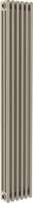 Termosifone in acciaio tubolare 3 colonne 6 elementi interasse 1935 mm ERCOS Comby sabbia