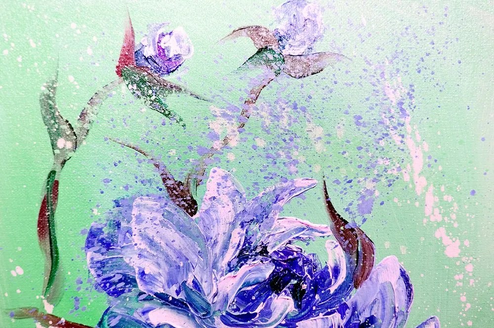 Carta da parati – Peonie dipinte