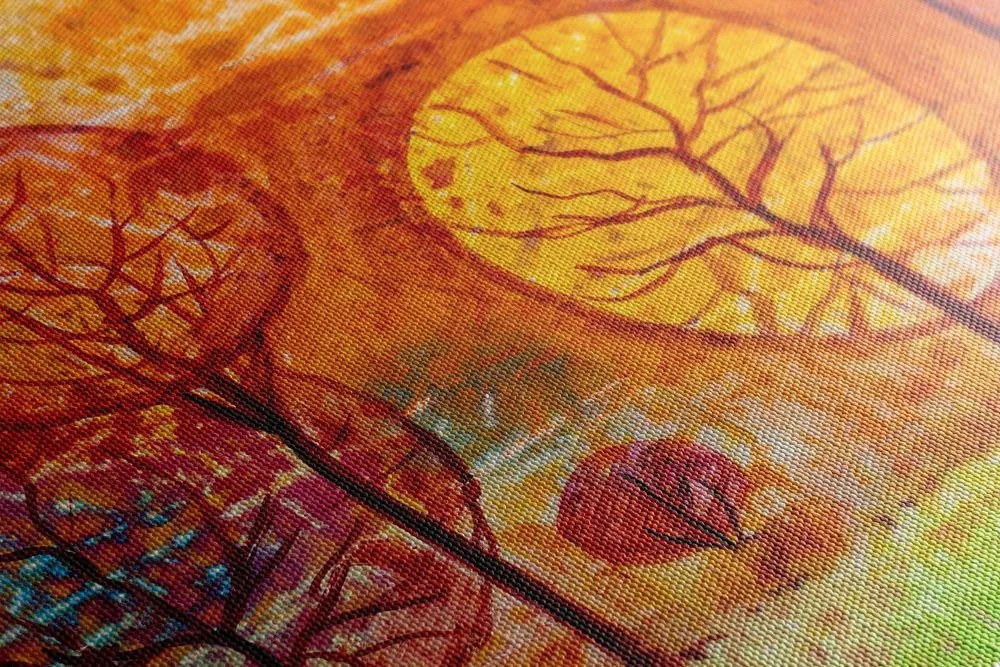 Stampa su tela – Alberi nei colori dell'autunno