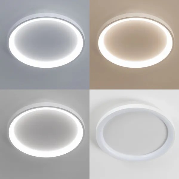 Brilagi - Lampada da soffitto dimmerabile FALCON SLIM LED/42W/230V Ø 50 cm, bianco + telecomando
