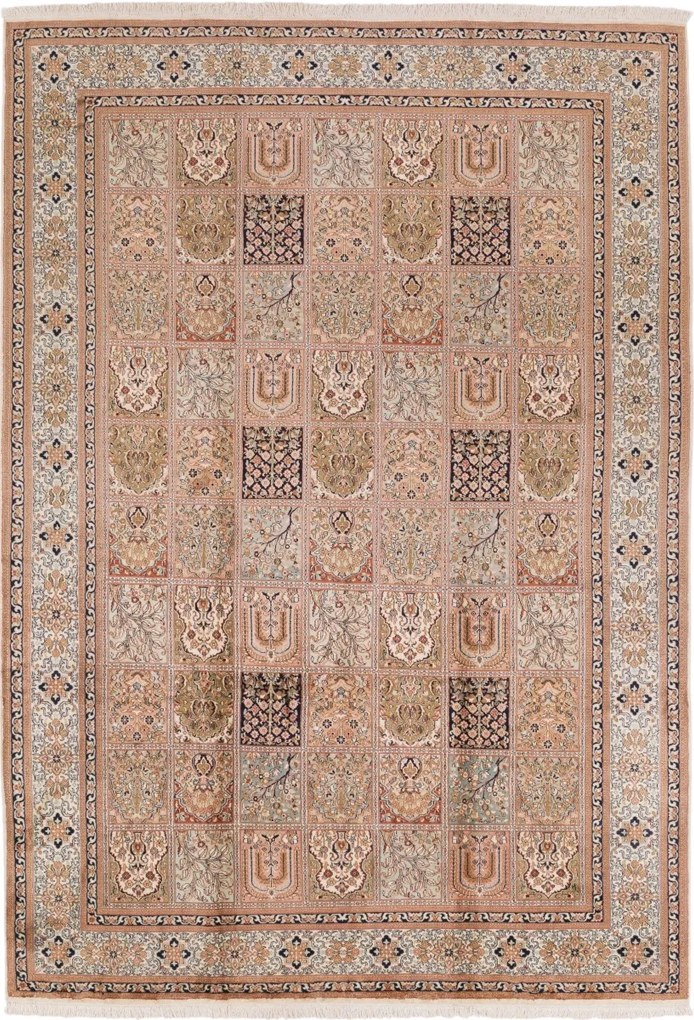 Cashmere Silk Tappeto orientale 220x310 (Indian) Annodato A Mano