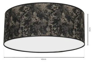 Plafoniera SATINO 2xE27/60W/230V oro