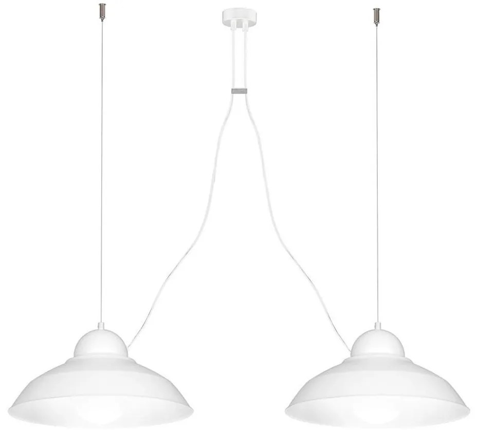 Lampadario a sospensione con filo GUSTAV 2xE27/60W/230V