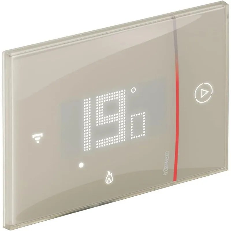 Termostato intelligente e connesso BTICINO Cronotermostato WiFi sabbia