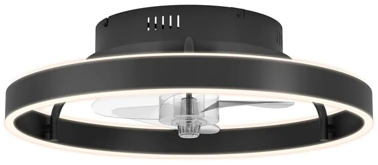 Ventilatore da soffitto Marinella nero, Ø 50 cm, CCT, dimmerabile, EGLO IP20