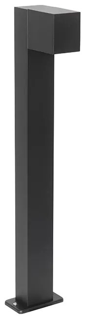 Lampada da terra da esterno industriale nera 65 cm IP44 - Baleno