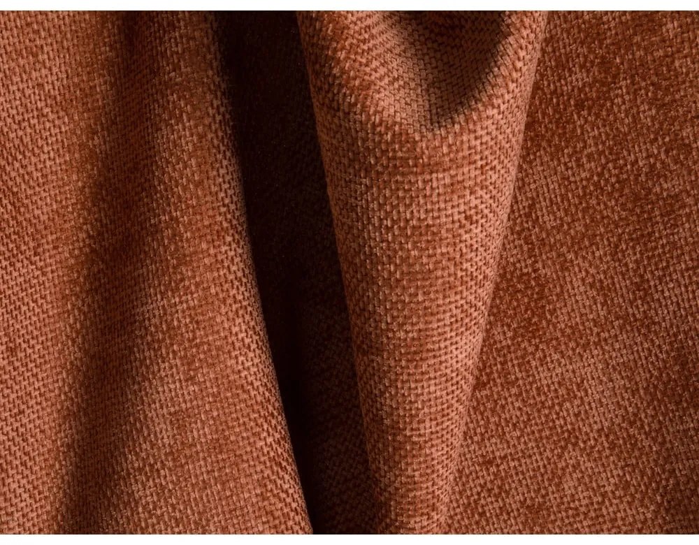 Divano color mattone allungabile/con contenitore con rivestimento in ciniglia 262 cm Tonale – Cosmopolitan Design