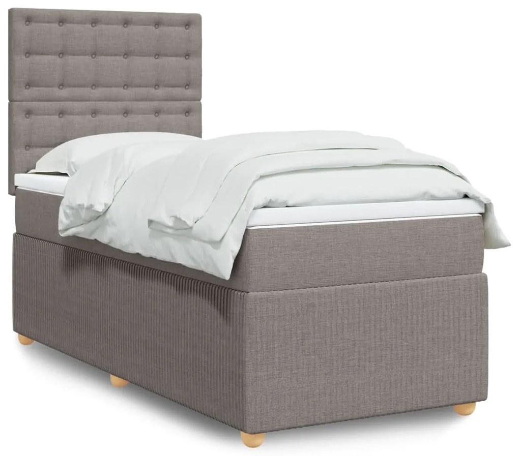 Giroletto A Molle Con Materasso Tortora 80x200 Cm İntessuto /