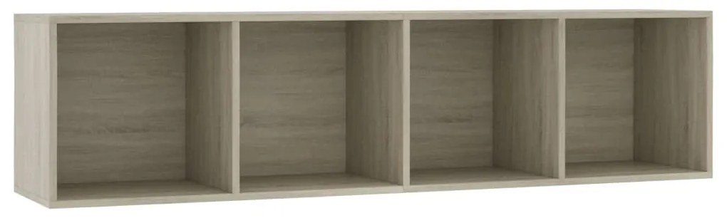 Libreria/Mobile TV Rovere Sonoma 143x30x36 cm