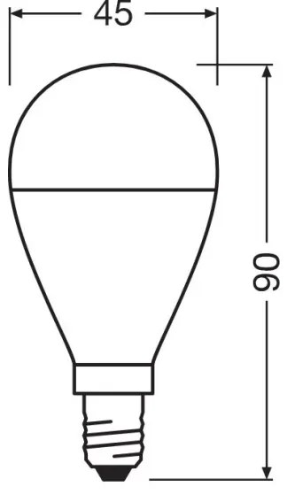 SET 3x Lampadina LED P45 E14/7,5W/230V 3000K - Osram