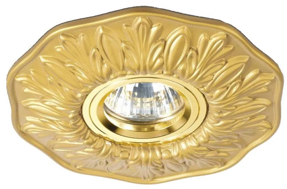 Ideal Lux - Faretto da incasso POLKA 1xGU10/50W/230V dorato