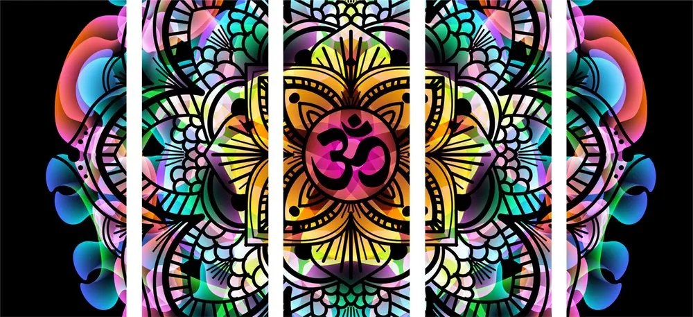 Quadri 5 pezzi – Mandala della salute