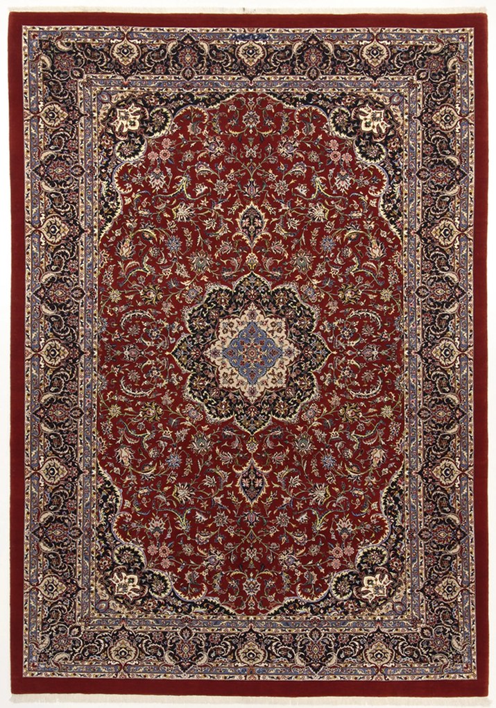 Isfahan Tappeto 180x250 (Iran) Annodato A Mano
