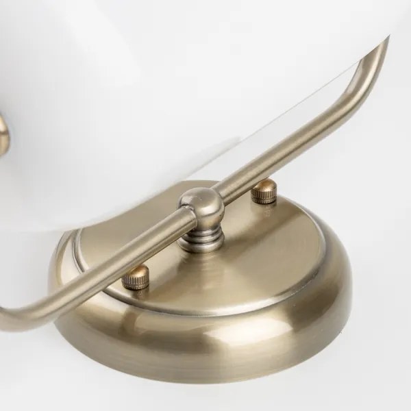 Brilagi - Lampada da parete BANK OFFICE 1xE27/60W/230V ottone/bianco