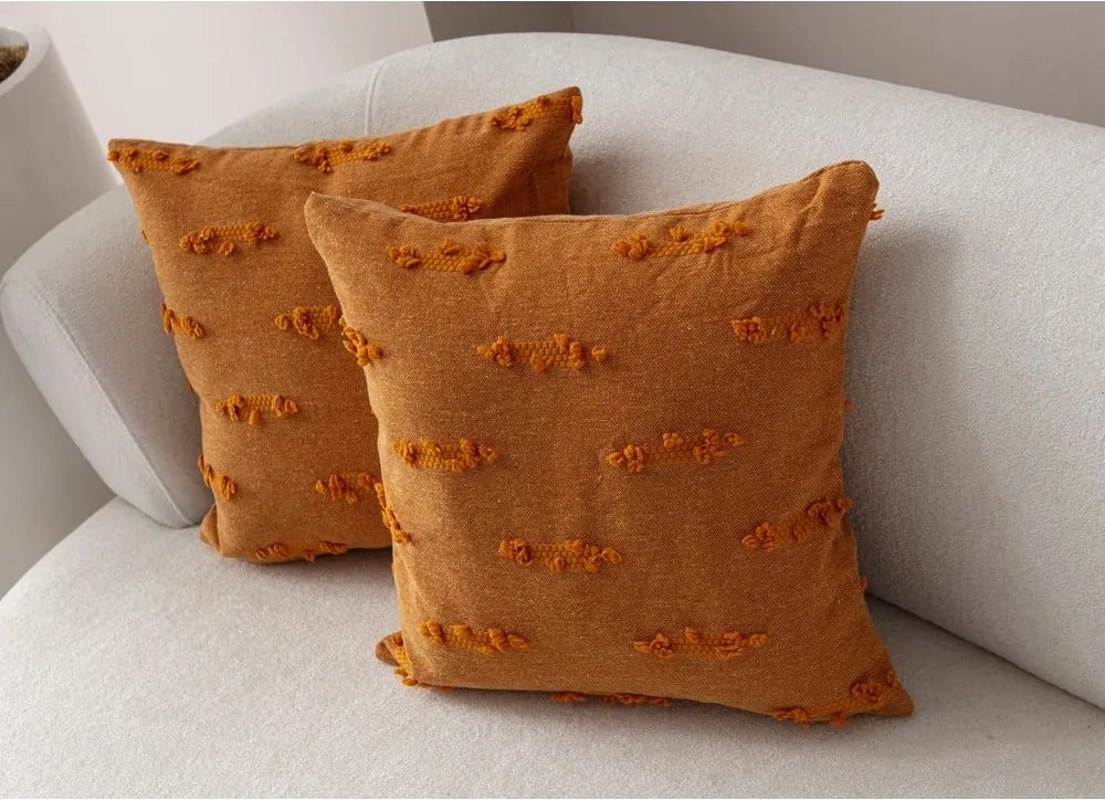 Federe decorative in set 2 pz 43x43 cm Tuffet – Mioli Decor