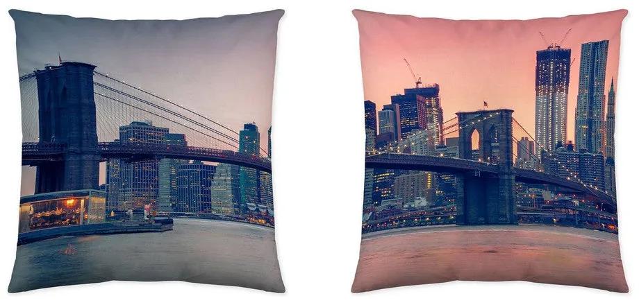 Fodera per cuscino Naturals Brooklyn Bridge (50 x 50 cm)