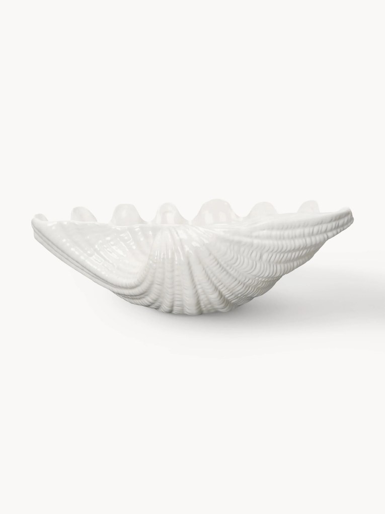 Ciotola da portata in dolomite a forma di conchiglia Shell