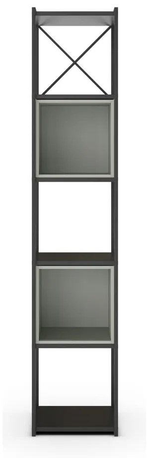 Libreria verde-nera 36x179 cm Anya - Marckeric