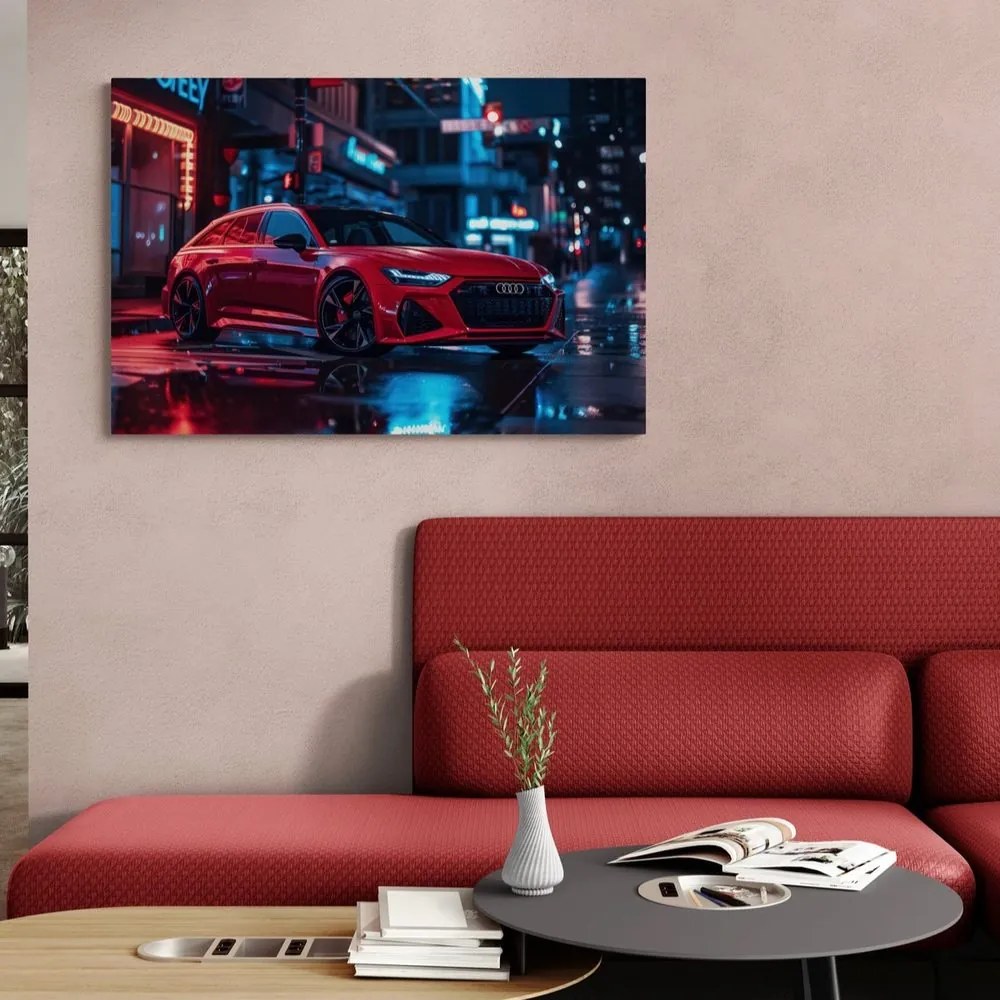 Quadro su tela – Audi rossa - RS6 Legacy Edition