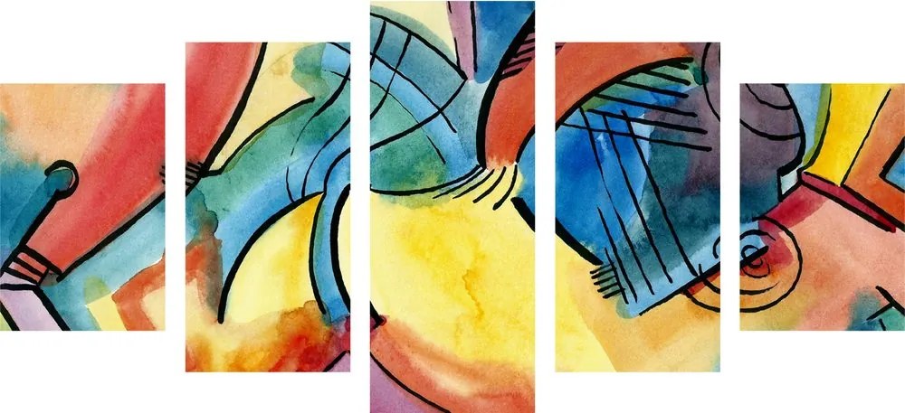 Quadri 5 pezzi – Arte astratta