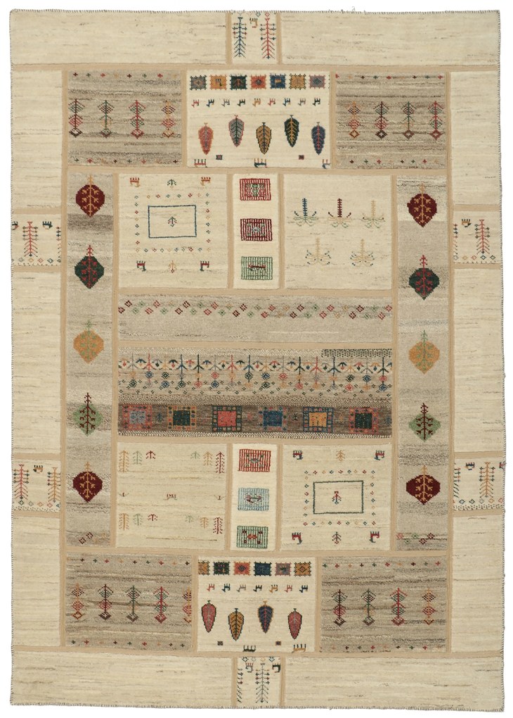 Gabbeh Tappeto 250x180 (Iran) Annodato A Mano