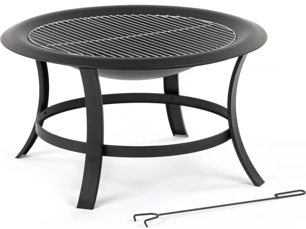 Fieldmann - Anello per falò portatile con griglia d. 74 cm