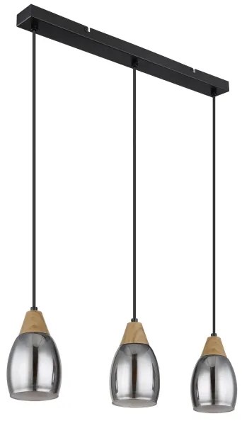 Globo 15706-3H - Lampadario a sospensione con filo REID 3xE27/15W/230V