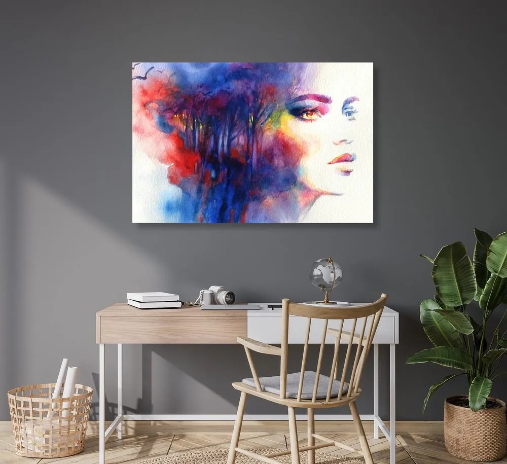 Quadro su tela – Bellezza femminile affascinante