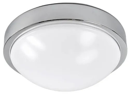 Elucio Plafoniera IP44 Opal/Chrome - Lindby