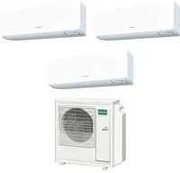 Climatizzatore Condizionatore General Fujitsu Trial Split Inverter serie KG 9+9+14 con AOHG30KBTA4 R-32 Wi-Fi Optional 9000+9000+14000