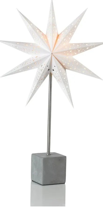 Decorazione luminosa natalizia bianca Hård - Markslöjd